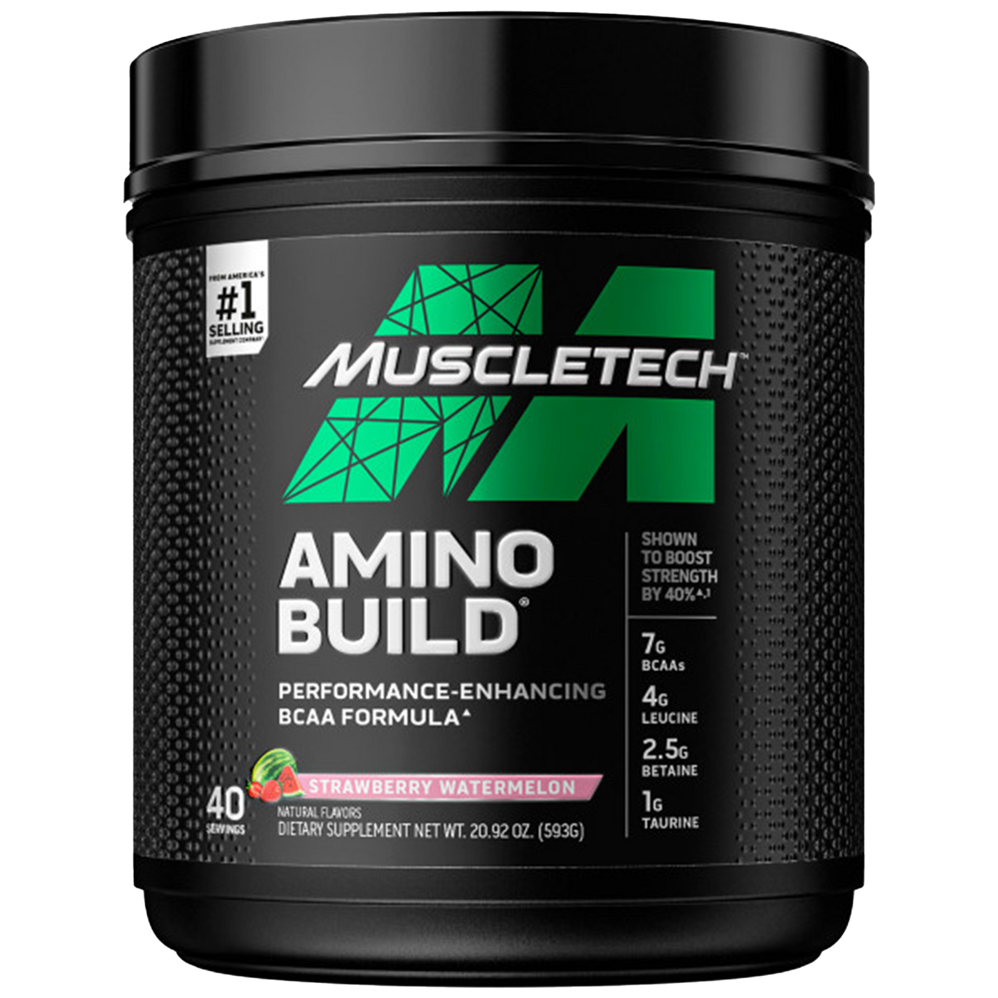 MUSCLETECH AMINO BUILD - Strawberry Watermelon - 614g