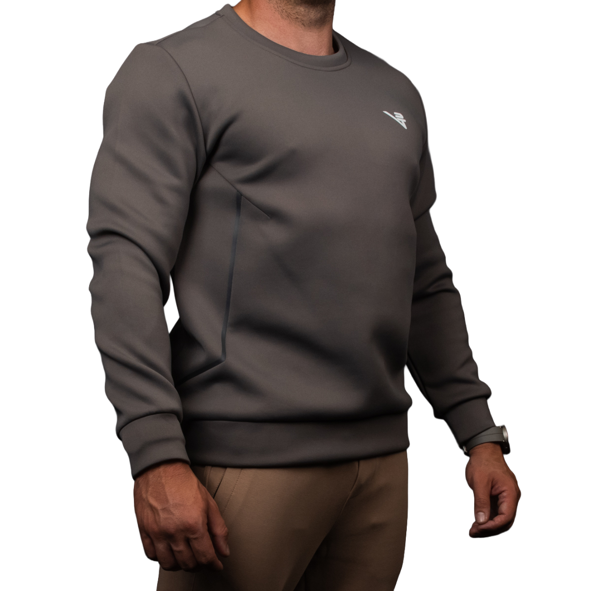 Men's Tech Crew Dark Grey
