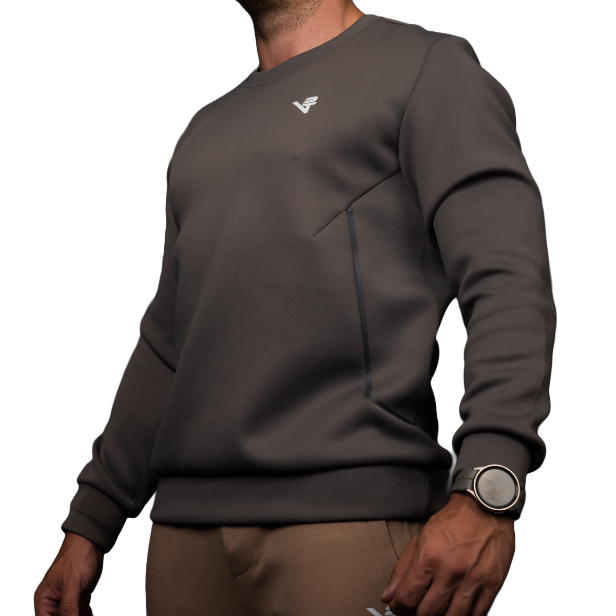 Men's Tech Crew Dark Grey
