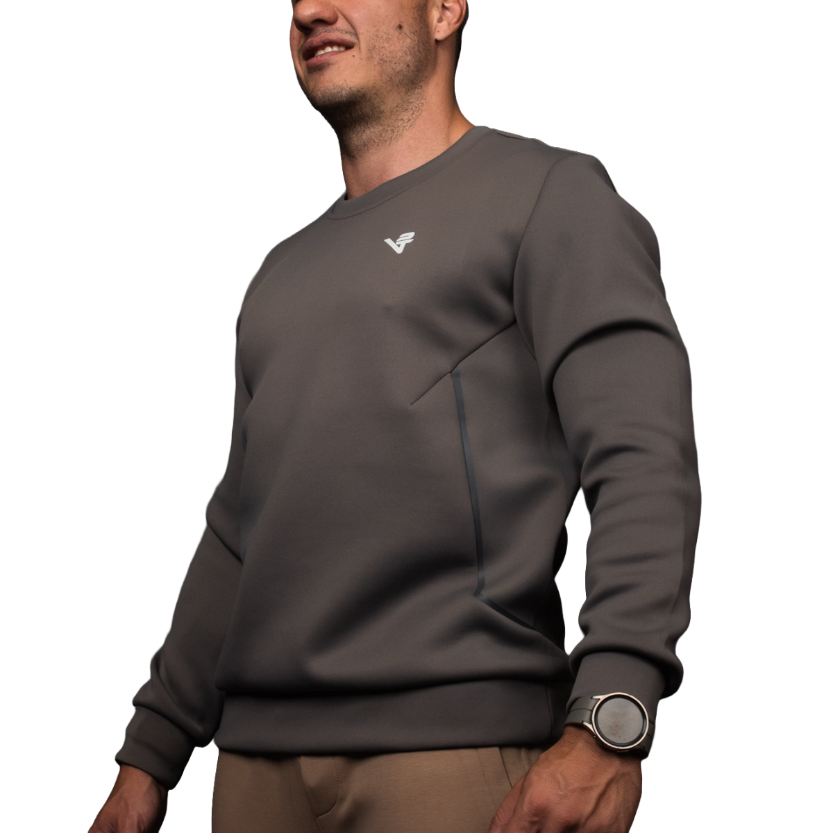 Men's Tech Crew Dark Grey