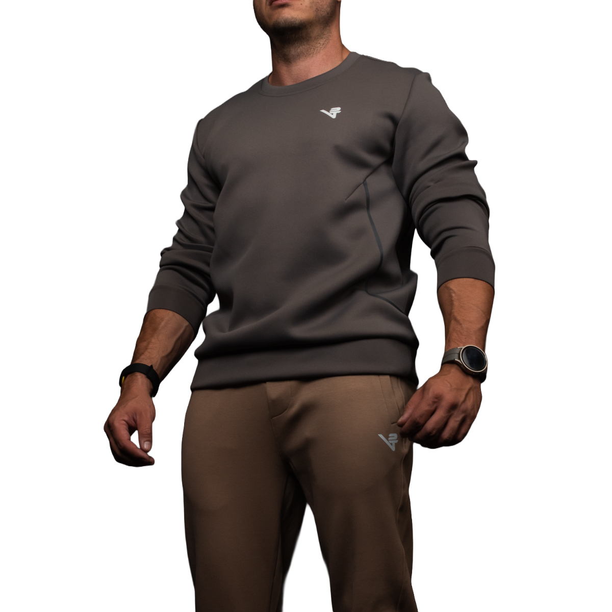Men's Tech Crew Dark Grey