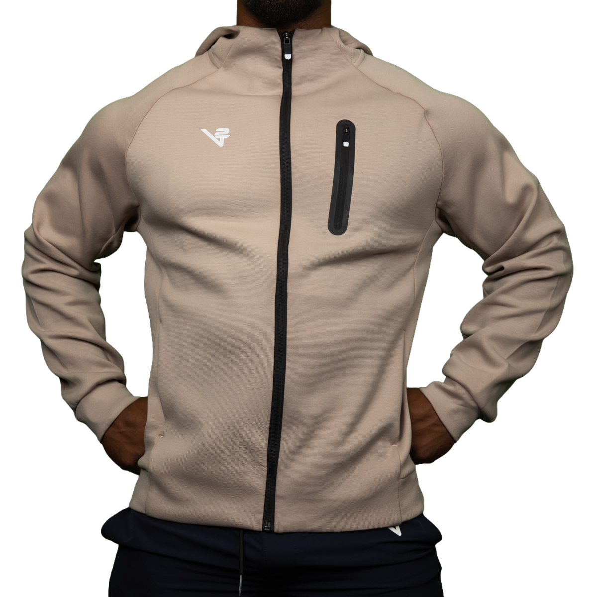 Men's Tech Hoodie Beige