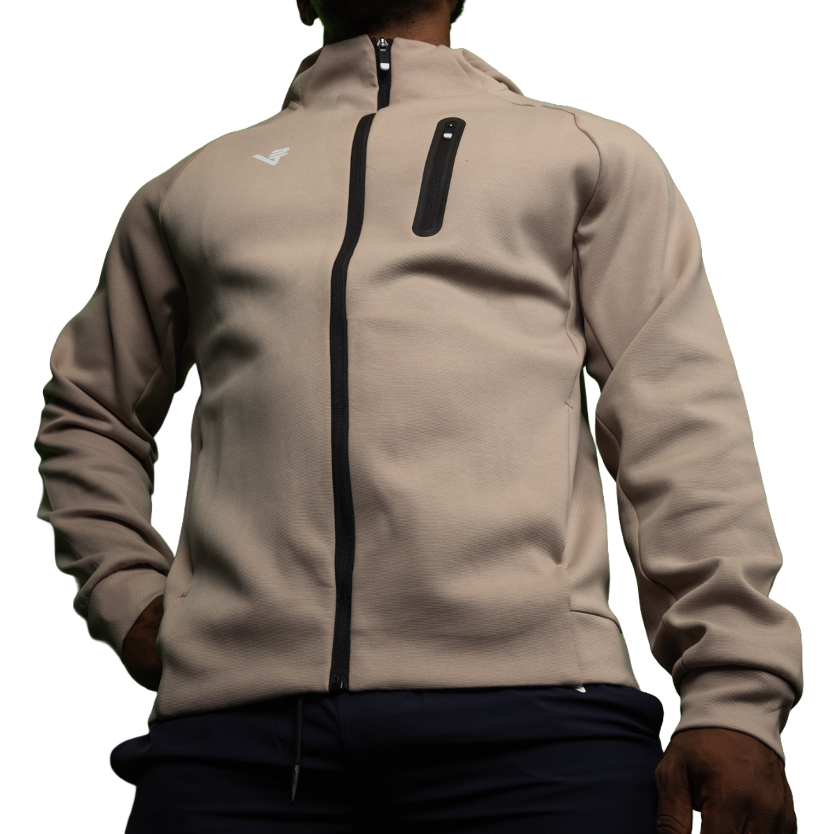 Men's Tech Hoodie Beige